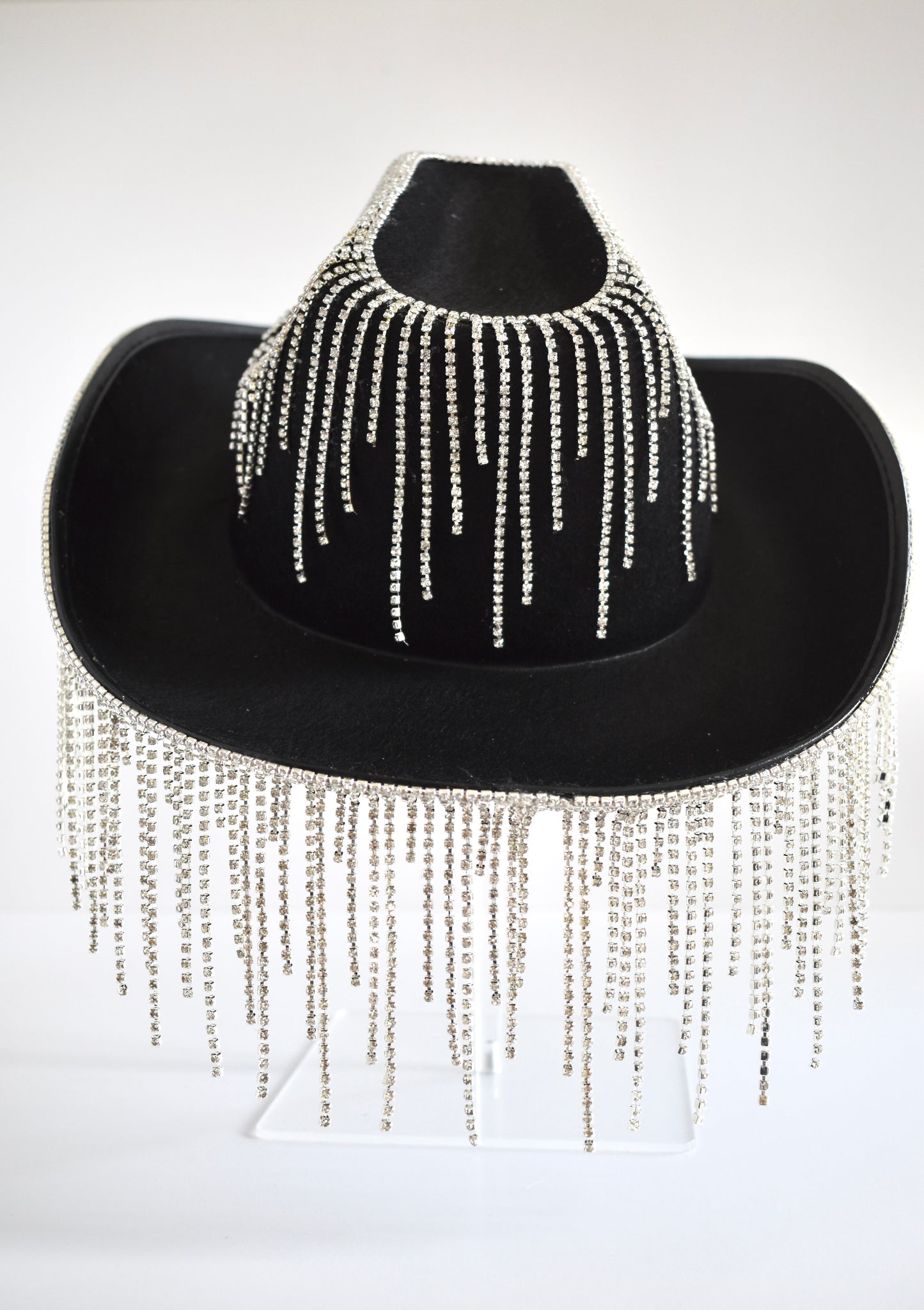 Drip’n Cowgirls | Black Rhinestone Cowgirl hat