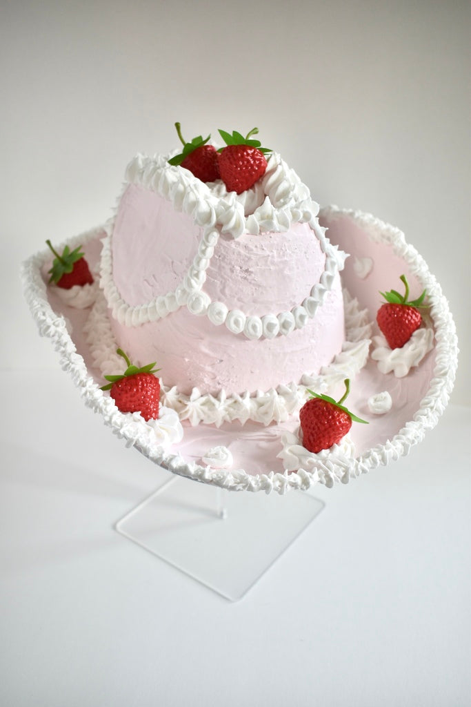 Shortcake Dreams | Frosted Fake Cowgirl Hat Cake