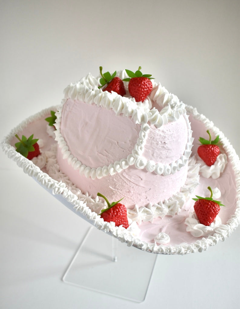 Shortcake Dreams | Frosted Fake Cowgirl Hat Cake